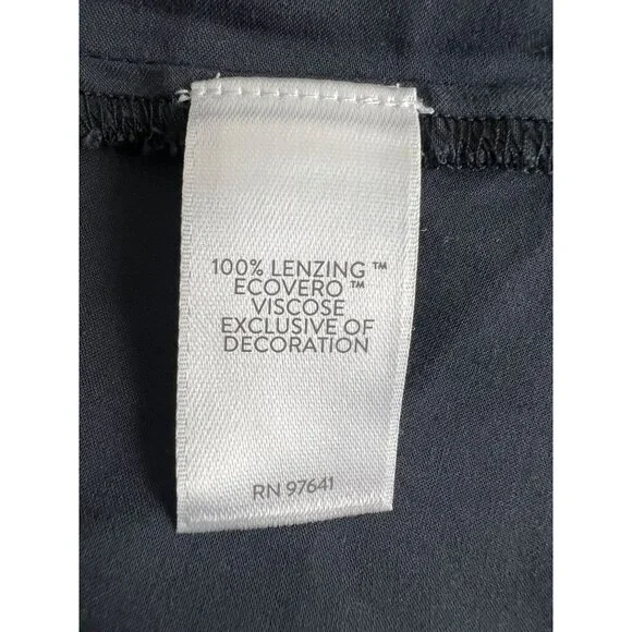 J. Jill NWT 2X Black Halter Dress Beaded Strap Sleeveless Shift Knee Length - Picture 9 of 10